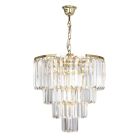 Candeeiro suspenso dourado design, Kajol