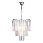 Candeeiro suspenso cromo design, Kajol