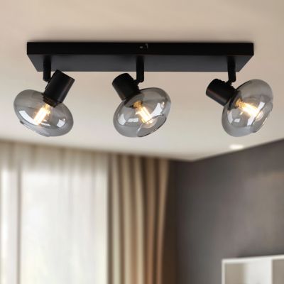 Foco de teto preto design, Skip