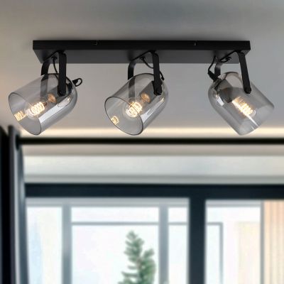 Foco de teto cinzento design, Clyde