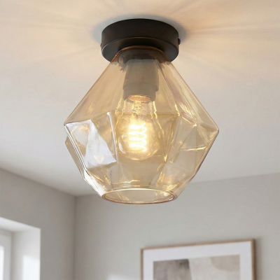 Candeeiro de teto âmbar retrô, Anoek