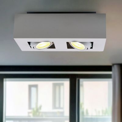 Aplique de teto branco moderno, Akira