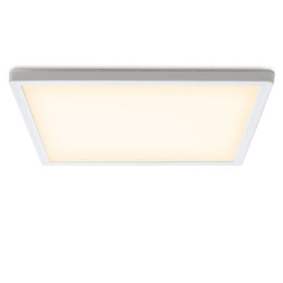 Plafon branco de plástico, Shona, 18W, LED 3000K, regulável em 3 níveis