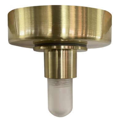 Candeeiro de teto dourado de plástico, Aafje, IP44