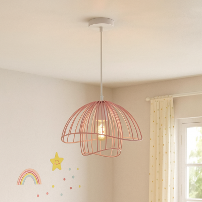 Candeeiro suspenso rosa moderno, Jolien