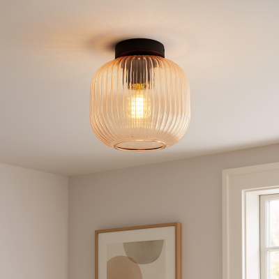 Candeeiro de teto rosa design, Charlois