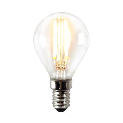 Lâmpada LED E14 Olucia Sorna, P45, 4W, 2700K, dimerizável