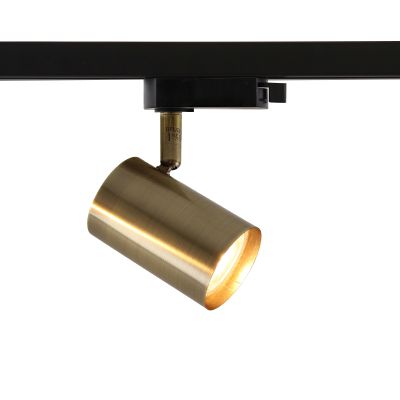 Spot para trilho monofásico bronze moderno, Elena