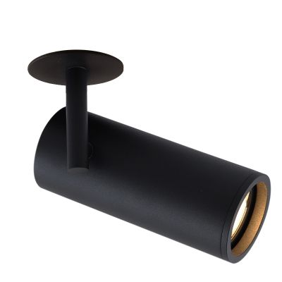 Foco de encastrar preto moderno, Nadi