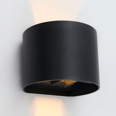 Candeeiro up down preto moderno, Dion, IP65