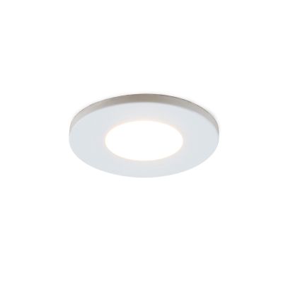 Foco de encastrar de veranda branco moderno, Dico, 3W, LED 2700K, IP65