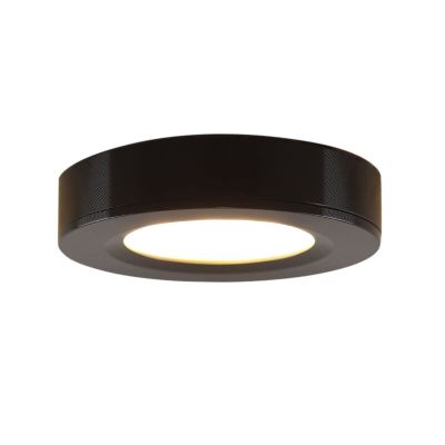 Régua LED cozinha preta de alumínio, Sana, 3W, LED 2700K