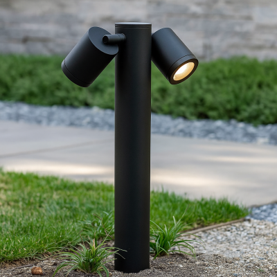 Candeeiro para exterior preto moderno, Clevor, IP44
