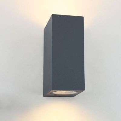 Candeeiro para exterior antracite moderno, Corella, IP44