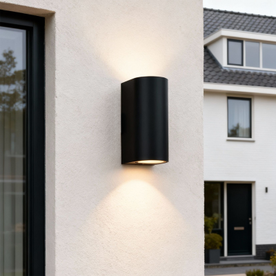 Candeeiro para exterior preto moderno, Corina, IP44
