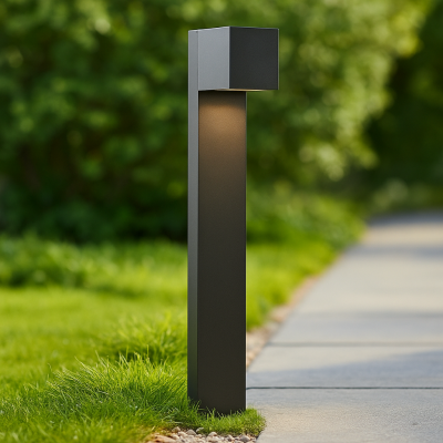 Candeeiro para exterior antracite moderno, Corella, IP54