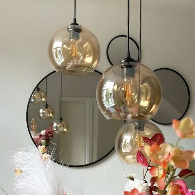 Candeeiro suspenso âmbar design, Giada