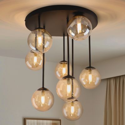 Candeeiro de teto âmbar design, Stacy