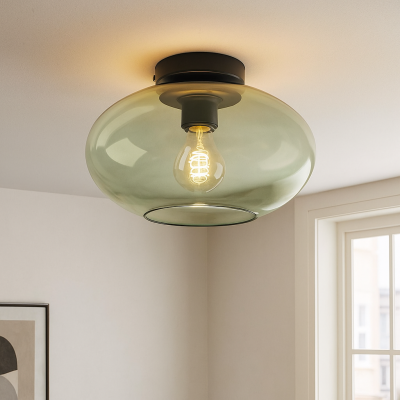 Candeeiro de teto verde design, Luca