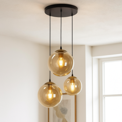 Candeeiro suspenso âmbar design, Dolf