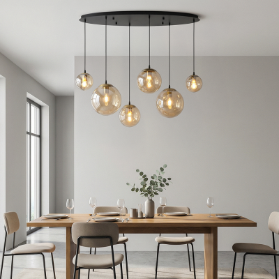 Candeeiro suspenso âmbar design, Dolf