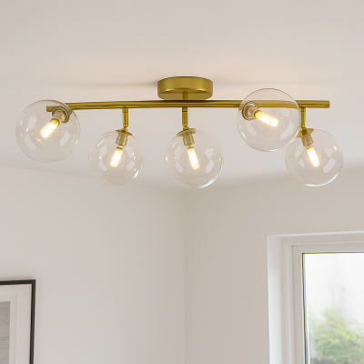 Candeeiro de teto transparente design, Remo