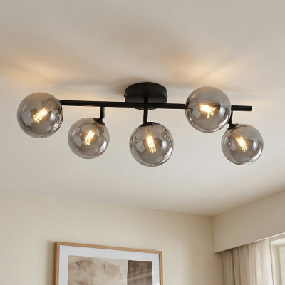 Candeeiro de teto cinzento design, Remo