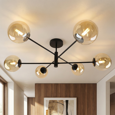 Candeeiro de teto âmbar design, Remo