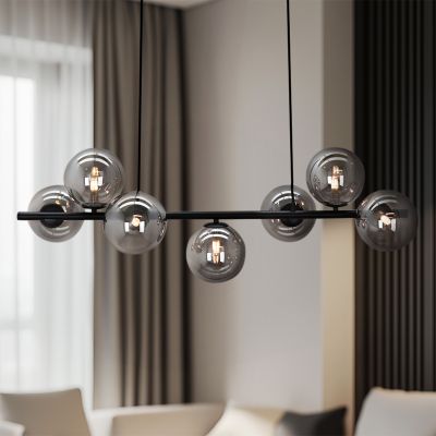 Candeeiro suspenso cinzento design, Remo