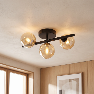 Candeeiro de teto âmbar design, Remo
