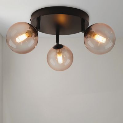 Candeeiro de teto para casa de banho âmbar moderno, Amer, IP44