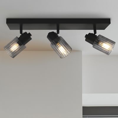 Foco de teto cinzento retrô, Omer