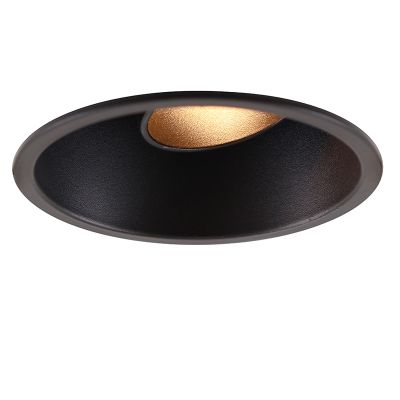 Foco de encastrar preto moderno, Timothy