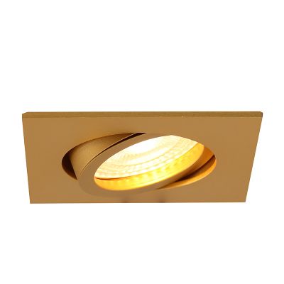 Foco de encastrar latão de metal, Onno