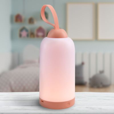 Luz de presença quarto infantil rosa de plástico, Esper, 3W, LED 3000K, regulável em 3 níveis