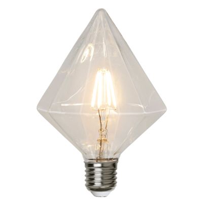 Lâmpada LED E27 tipo diamante Finley, 3,2 Watts, 2700K (Branco extra quente)