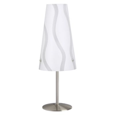 Candeeiro de mesa branco de plástico, Nayra