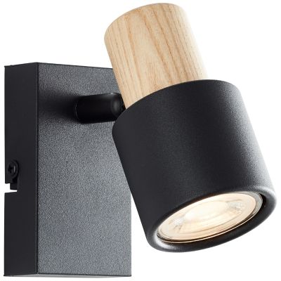 Foco de parede preto moderno, Soscha