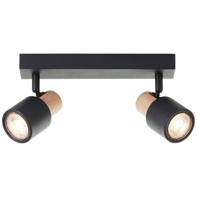 Foco de teto preto moderno, Soscha