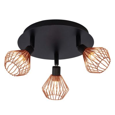Candeeiro de teto cobre industrial, Keyshaira