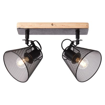 Foco de teto preto industrial, Havin