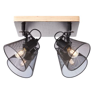 Foco de teto preto industrial, Havin