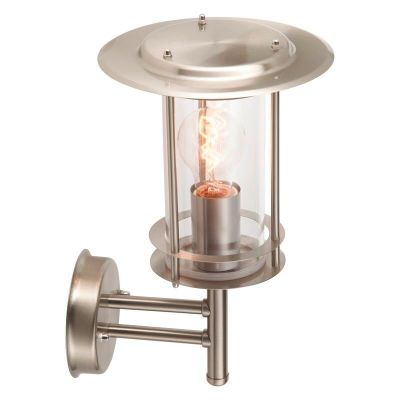 Candeeiro para exterior cromo de metal, Shamayra, IP44