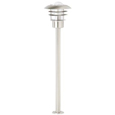 Candeeiro para exterior cromo de metal, Ajlina, IP44
