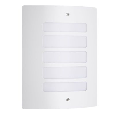 Candeeiro para exterior branco de metal, Alea, IP44