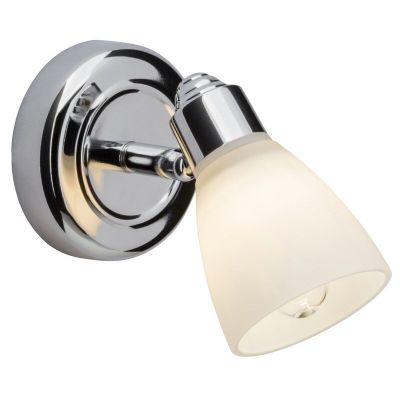 Foco de parede cromo de metal, Josefa, IP44