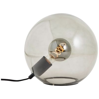 Candeeiro de mesa preto design, Widad, com interruptor