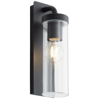 Candeeiro para exterior preto moderno, Jemima, IP44
