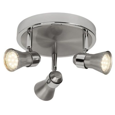 Foco de teto cromo de metal, Roel, 7W, LED 3000K
