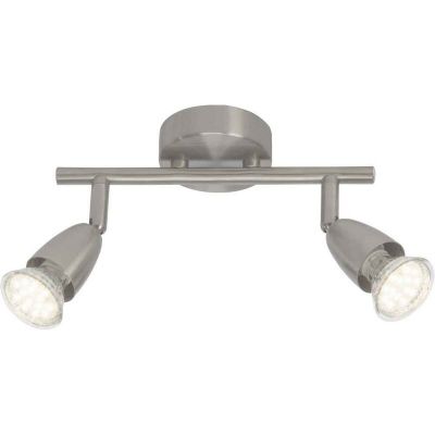 Candeeiro de teto cromo de metal, Keysha, 3W, LED 3000K